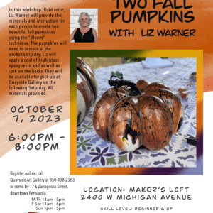 Fluid art Pumpkin Workshop