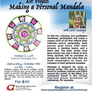 Making a Personal Mandala Workshop 2024