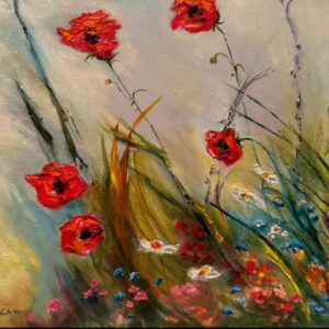 Poppy-field