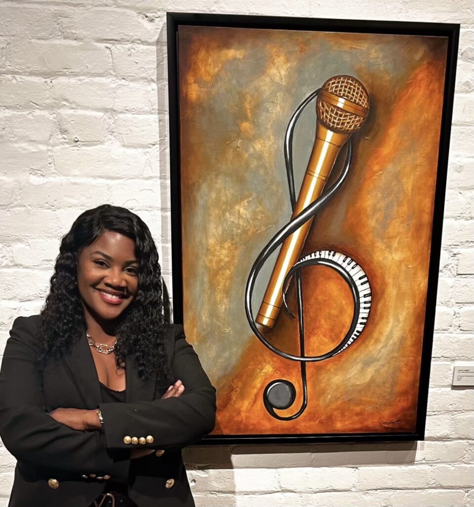 Joyce Leggett with A Musical Masterpiece