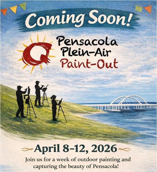 Pensacola Plein-Air Paint-Out April 8-12 2026